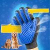 1pair Pet Grooming Glove Gentle Hair Remover Brush