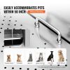 VEVOR 50" Pet Dog Bathing Station w/Ramp, Professional Stainless Steel Dog Grooming Tub w/ Soap Box, Faucet,Rich Accessory, Dog Bathtub for Large,Medi