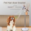 Hands Free Hair Dryer Holder; for men and pets; Hair Dryer Stand Holder; Adjustable Height; 360¬∞ adjustable angle