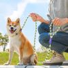 Dog Rope Pet Pulling Rope Puppy Strap Traction Rope Heavy Duty Belt Large Dog Leash Dog Collar Strap Dog Training Pet Harness Hands-Free Leash For Sma