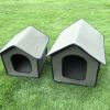 Portable Soft Dog House Cat House, Outdoor Waterproof Windproof Rainproof Dog Pet House, Foldable Semi Enclosed Pet Puppy House